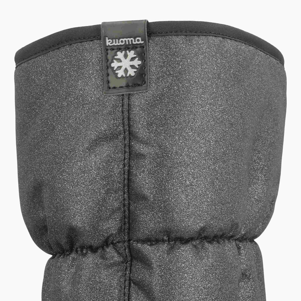 Kuoma Talvisaappaat Glitter, Musta