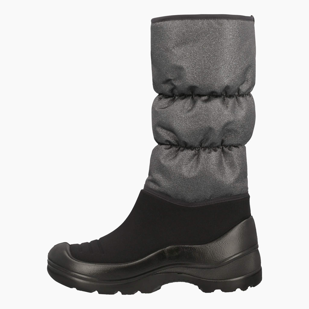 Kuoma Talvisaappaat Glitter, Musta