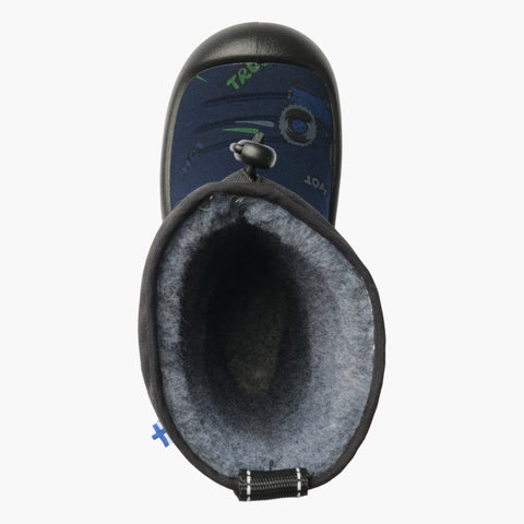 Kuoma Lasten talvisaappaat Lumilukko, Sininen Monsteri