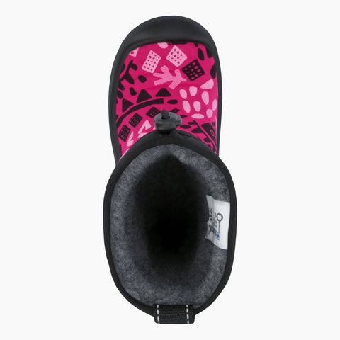 Kuoma Lasten talvisaappaat Lumilukko, Pinkki Tunturi