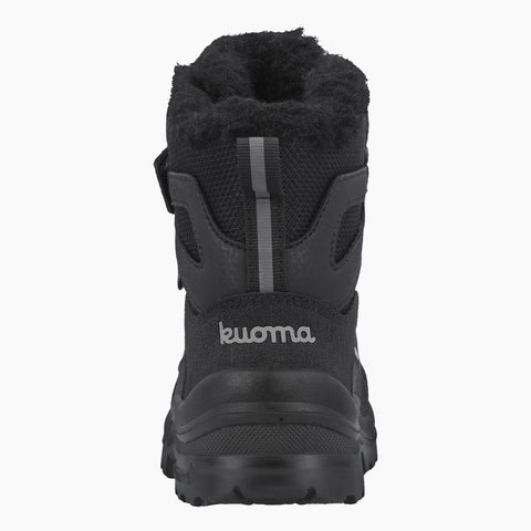Kuoma Lasten vedenpitävät talvikengät Velmu, Musta