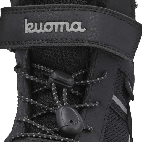 Kuoma Lasten vedenpitävät talvikengät Velmu, Musta